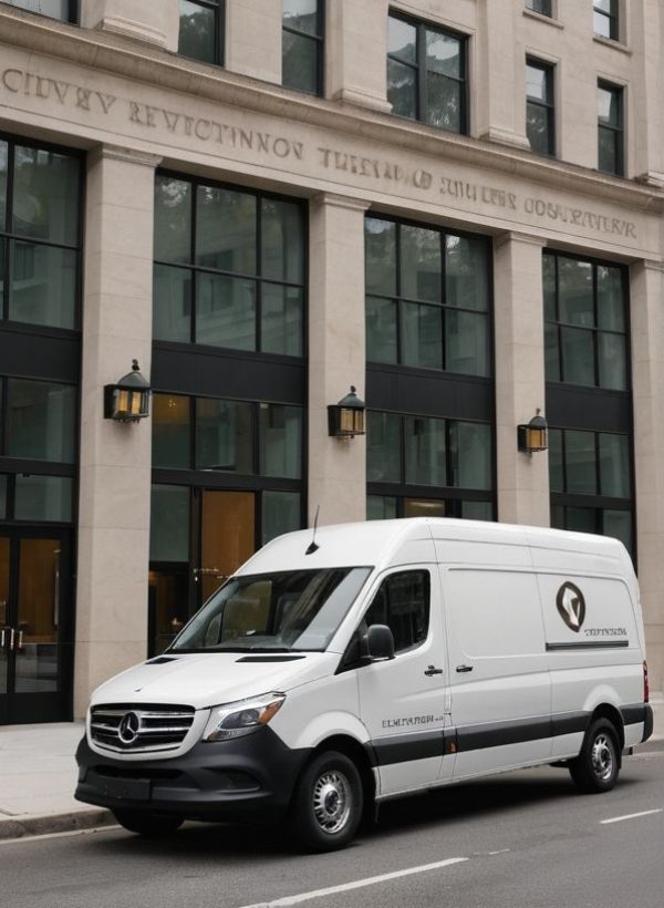 a green working space with laptop, notes, plants, computer